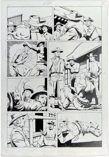 Originalzeichnung (1840) Bonanza 77 Seite 11 ÜF