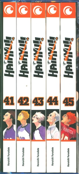 Haikyu (Kaze, Tb.) Nr. 41-45 zusammen im Sammelschuber