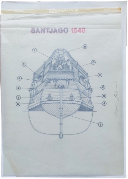 Originalzeichnung (1680) Seewölfe