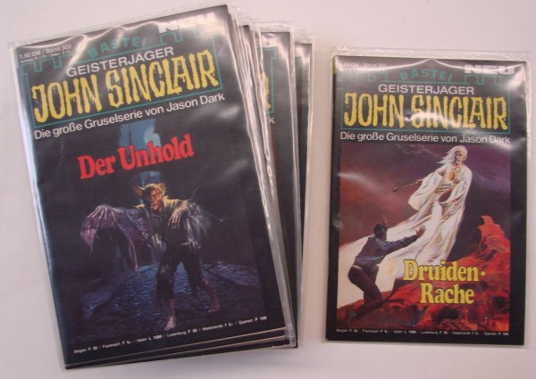 John Sinclair in 100er Paketen (Bastei) 1. Auflage Nr. 301-400 zus. (Z0-1)
