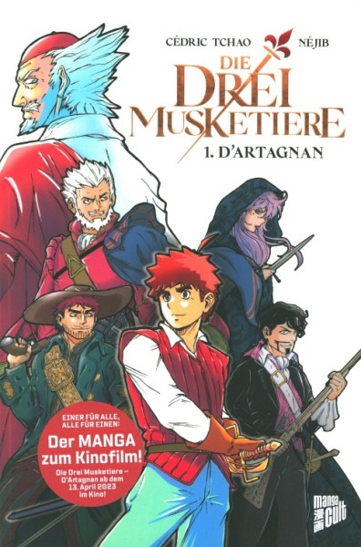 Drei Musketiere (Manga Cult, Tb.) Nr. 1-2