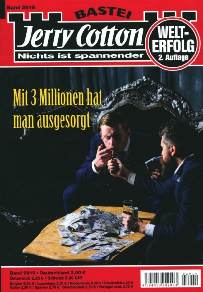 Jerry Cotton 2. Auflage 2919