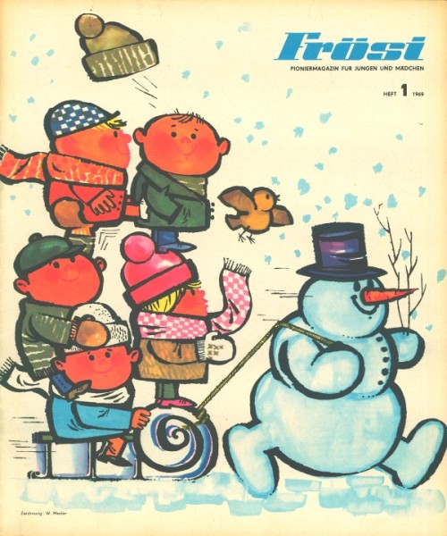Frösi (Junge Welt, GbÜ.) Jhrg. 1969 Nr. 1-12
