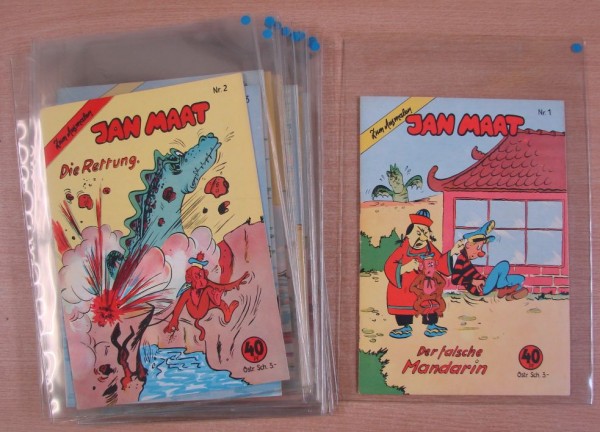 Jan Maat (Lehning, Gb., 0,40 DM Serie) Nr. 1-22 kpl. (Z1-2)