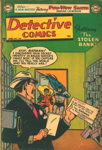 Detective Comics Nr.194 Graded 2.5