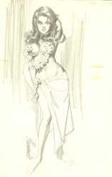 Originalzeichnung Erotische Pin-ups (Bild 109)