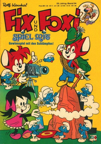 Fix und Foxi (Pabel, Gb.) 23. Jahrgang Nr. 1-52