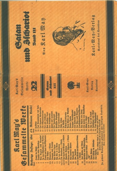 Karl May's gesammelte Werke (Radebeul 1915-1945) nur Schutzumschlag Nr. 1-65