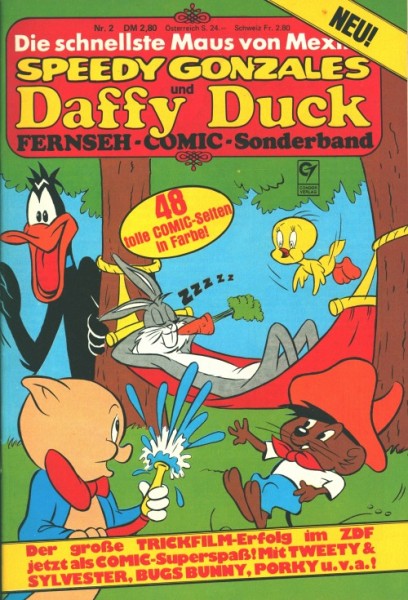 Speedy Gonzales und Daffy Duck (Condor, Gb.,1983) Fernseh-Comic-Sonderband Nr. 2