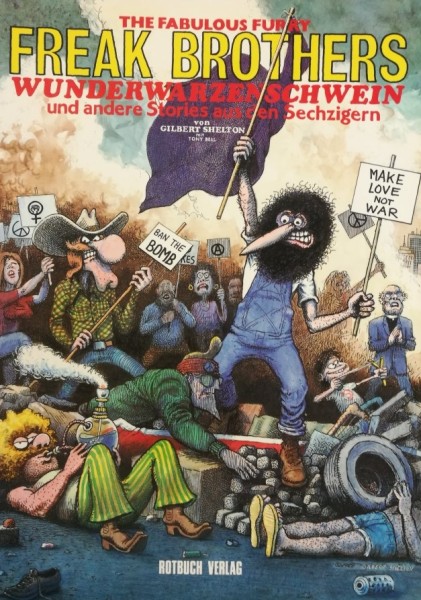 Fabulous Furry Freak Brothers (Rotbuch , Br.) Wunderwarzenschwein