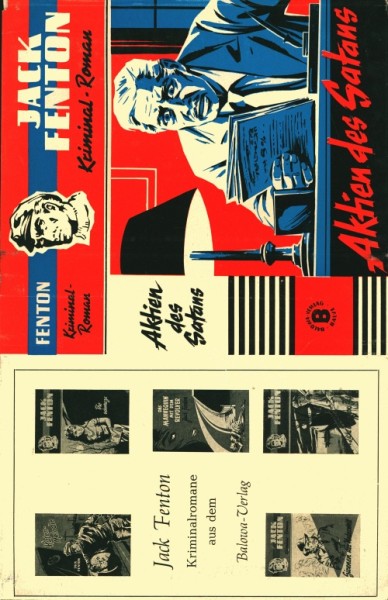 Jack Fenton Leihbuch SU Aktien des Satans (Balowa) nur Schutzumschlag