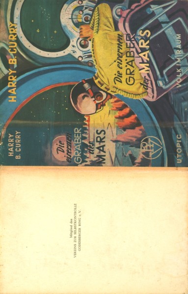 Volk im All Leihbuch SU Eisernen Gräber des Mars (Pfriem) nur Schutzumschlag