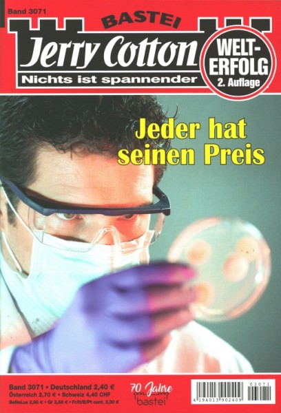 Jerry Cotton 2. Auflage 3071
