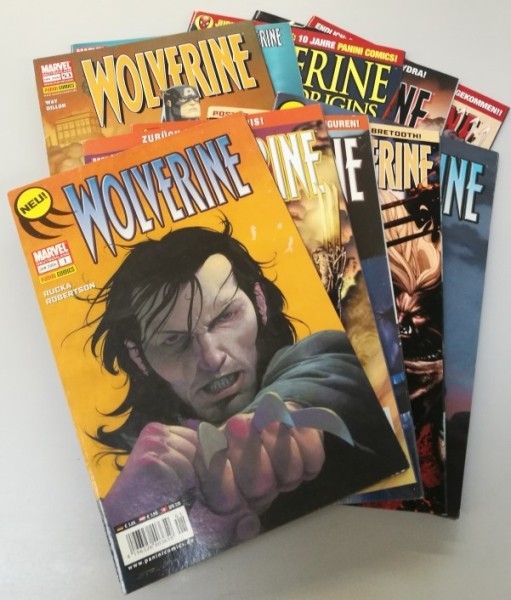 Paket 3769 10 verschiedene Wolverine (Panini, Gb., 2004) (Z0-2)