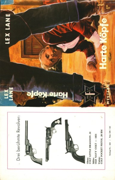 Lane, Lex Leihbuch SU Harte Köpfe (Feldmann) nur Schutzumschlag