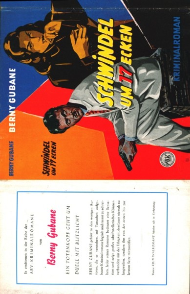 Gubane, Berny Leihbuch SU Schwindel um 17 Ecken (Bach) nur Schutzumschlag