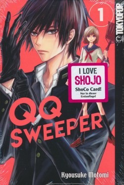 QQ Sweeper (Tokyopop, Tb.) mit Sho Co Card Nr. 1