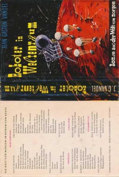 Vandel, Jean Gaston Leihbuch SU Roboter im Weltenraum (Weiss) nur Schutzumschlag