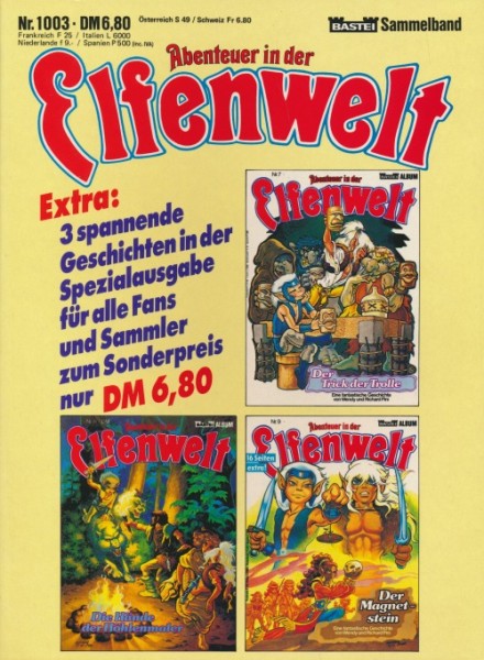 Abenteuer in der Elfenwelt Sammelband (Bastei, Br.) Nr. 1001-1005
