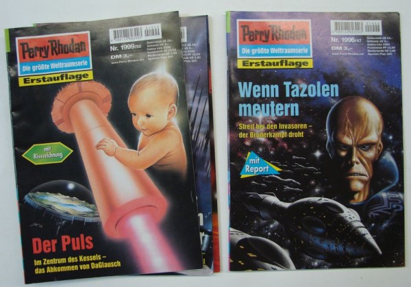 Perry Rhodan in 100er Paketen (Moewig) 1. Auflage Nr. 1900-1999 zus. (Z0-2)