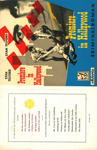 Telford, Stan Leihbuch SU Premiere in Hollywood (Astoria) nur Schutzumschlag