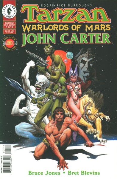Tarzan/John Carter: Warlords of Mars 1-4 kpl. (Z1-2)