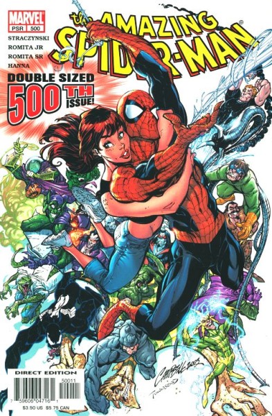 Amazing Spider-Man (2003) 500,509,529,530,531,539,544-546,550,565,568-573,583,600