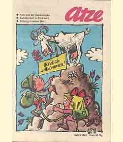 Atze (Junge Welt, Gb.) Jahrgang 1969 Nr. 1-12