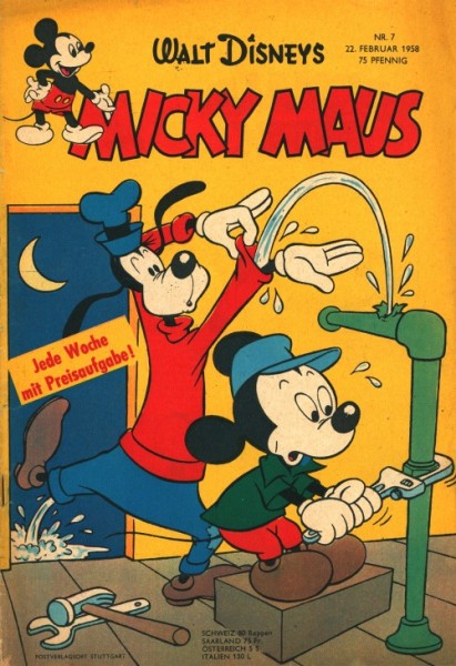 Micky Maus (Ehapa, Gb.) Jahrgang 1958 Nr. 1-51