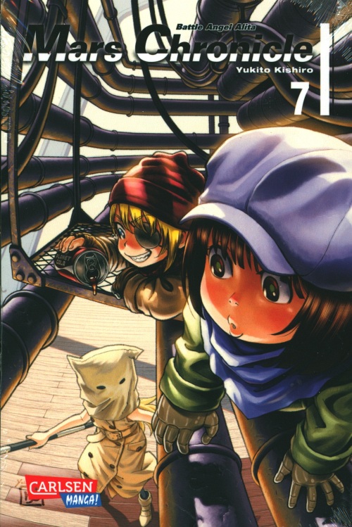 Battle Angel Alita Mars Chronic   1-7 komplett  Carlsen Manga deutsch  NEU 
