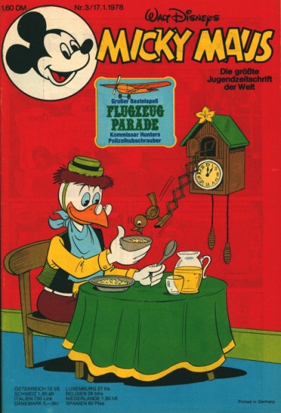 Micky Maus mit allen festen Beilagen Jahrgang 1978 (Ehapa, Gb.) Nr. 1-52