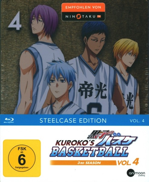 Kuroko's Basketball 3rd Season Vol. 4 Blu-ray Steelcase Edition