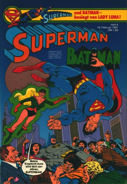 Superman (Ehapa, Gb.) Jahrgang 1981 Nr. 1-26