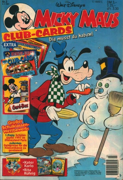 Micky Maus (Ehapa, Gb.) Jahrgang 1997 Nr. 1-53