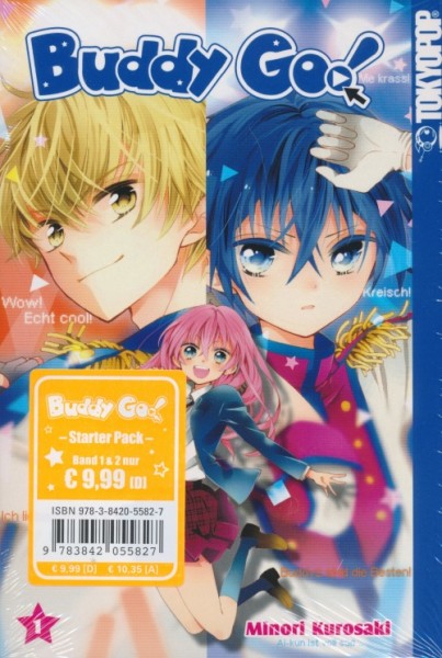 Buddy Go! (Tokyopop, Tb.) Starter Pack (Band 1+2)