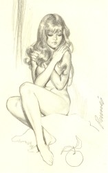 Originalzeichnung Erotische Pin-ups (Bild 106)