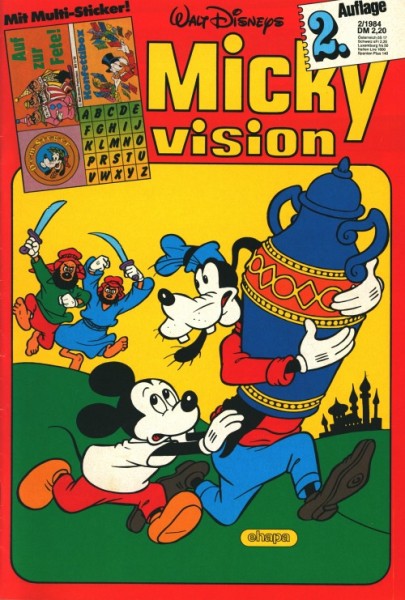 Mickyvision (Walt Disney's) (Ehapa, Gb.) Jhg. 1984 mit Beilage Nr. 1-12