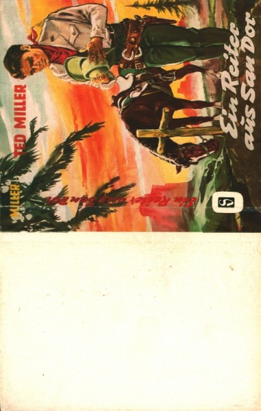 Miller, Ted Leihbuch SU Ein Reiter aus San Dor (Miram) nur Schutzumschlag