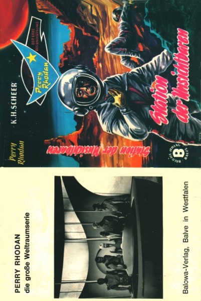 Perry Rhodan Leihbuch SU Station der Unsichtbaren (Balowa) nur Schutzumschlag