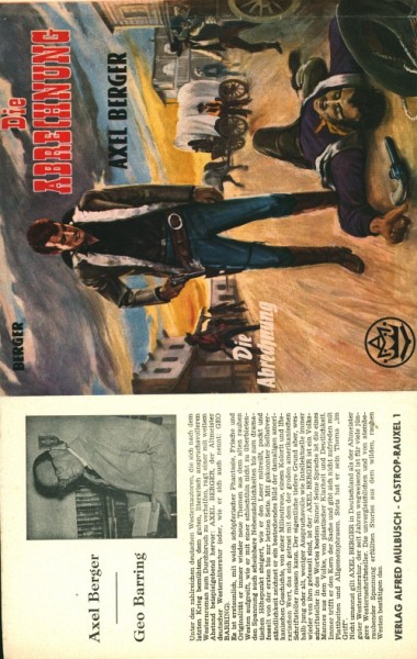 Berger, Axel Leihbuch SU Abrechnung (Mülbüsch) nur Schutzumschlag