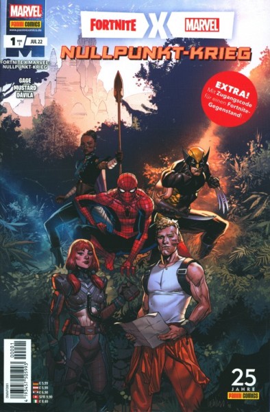 Fortnite x Marvel: Nullpunkt-Krieg (Panini, Gb.) Nr. 1-5 kpl. (Z1)