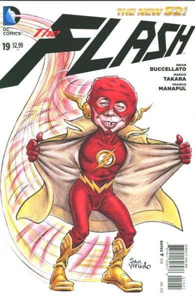 Flash (2011) MAD Variant Cover 19