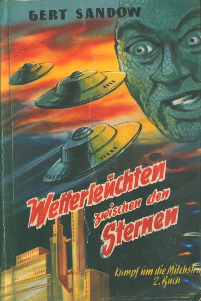 Sandow, G. Leihbuch Wetterleuchten zwischen den Sternen (Bewin)