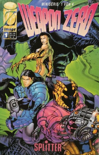 Weapon Zero Miniserie (Splitter, Gb.) Buchhandelsausgabe Nr. 1-4