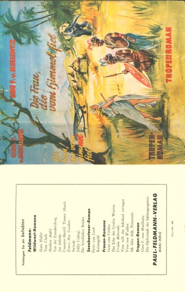 Moellwitz, Gino F. von Leihbuch SU Frau, die vom Himmel fiel (Feldmann) nur Schutzumschlag
