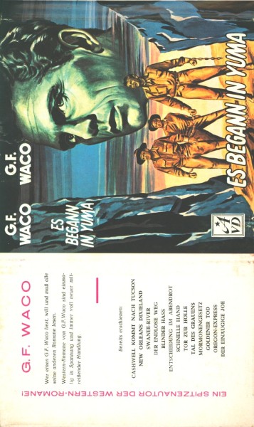 Waco, G.F. Leihbuch SU Es begann in Yuma (Astoria) nur Schutzumschlag