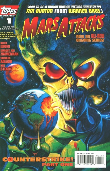 Mars Attacks (1995) 1-7 kpl. (Z1-)