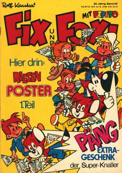 Fix und Foxi (Pabel, Gb.) 22. Jahrgang Nr. 1-52