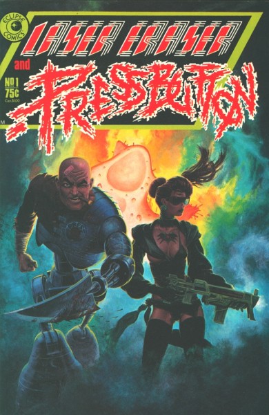 Laser Eraser & Pressbutton (1985) 1-6 kpl. (Z1)