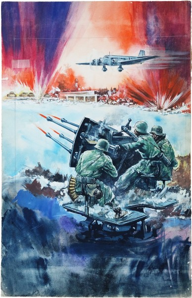 Originalzeichnung (1648) Landser ÜF